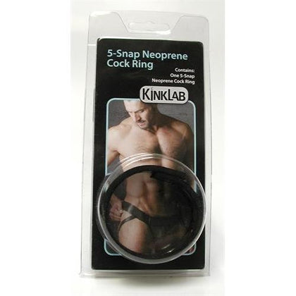 5 Snap Neoprene Cock Ring