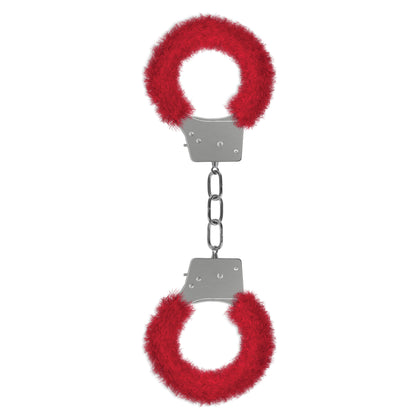 Beginner's Furry Handcuffs - Red