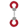 Beginner's Furry Handcuffs - Red