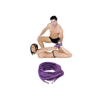 Fetish Fantasy Japanese Silk Rope - Purple