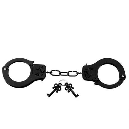 Fetish Fantasy Series Designer Metal  Handcuffs - Black