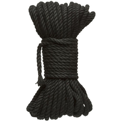 Hogtied - Bind & Tie - 6mm Hemp Bondage Rope - 50 Feet - Black