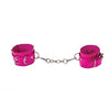 Leather Cuffs for Hands and Ankles - Pink