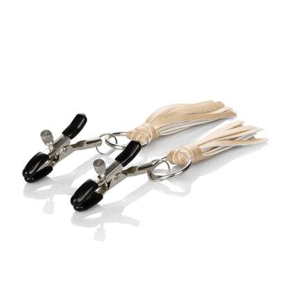 Nipple Play Playful Tassels Nipple Clamps - Gold