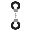 Pleasure Furry Handcuffs - Black