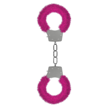 Pleasure Furry Handcuffs - Pink