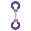 Pleasure Handcuffs Furry - Purple