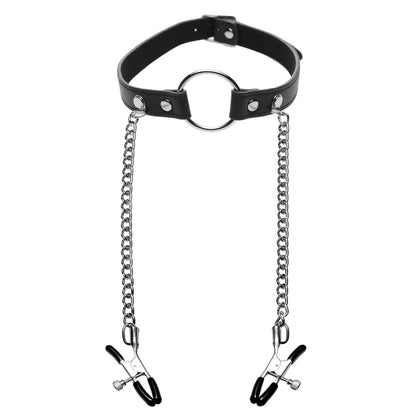 Seize O-Ring Gag Nipple Clamps