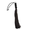 Sex and Mischief Rubber Whip Small 10 Inch - Black