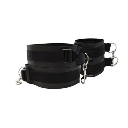 Thigh and Wrist Cuff Set - Black