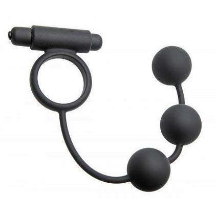 Tri-Orb Vibrating Cock Ring and Silicone  Weighted Anal Balls